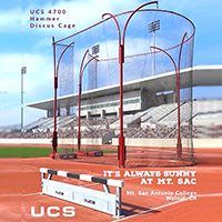 UCS - Discus & Hammer Throwing Cages, Nets and Circles